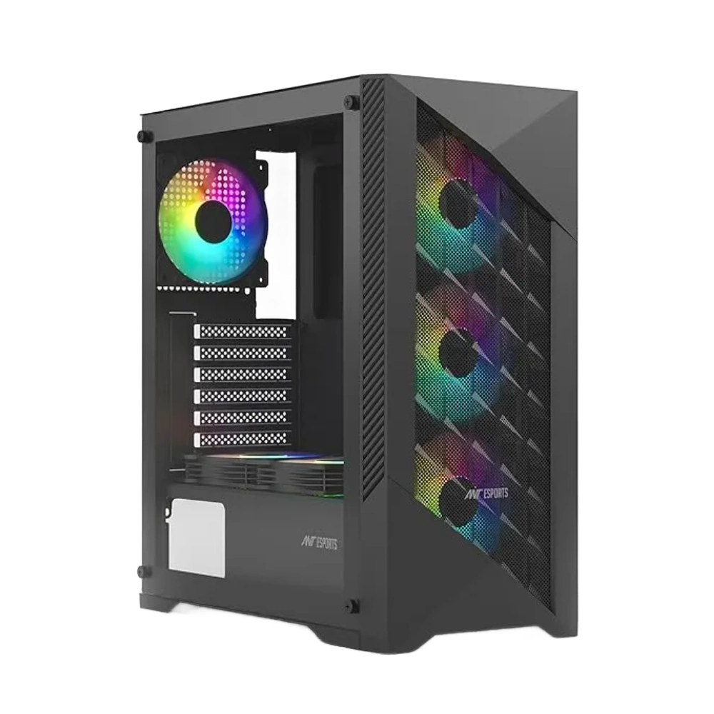 Ant Esports Cabinet ICE-270M 6F Black view 2